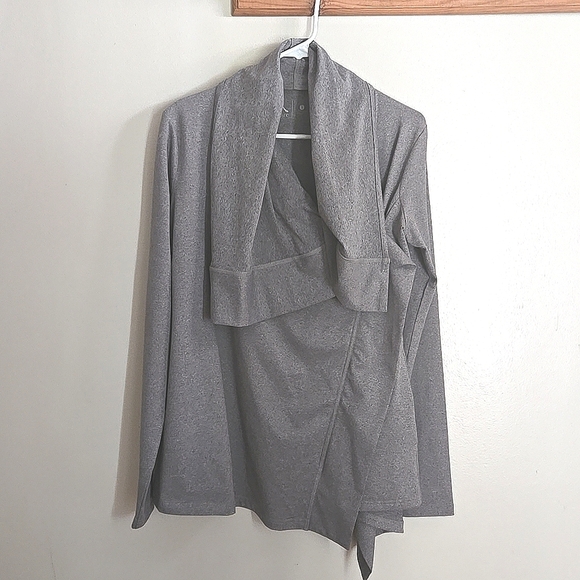 Aspire Sweaters - Aspire Assymetrical Athleisure Zip Up Sweater / Jacket